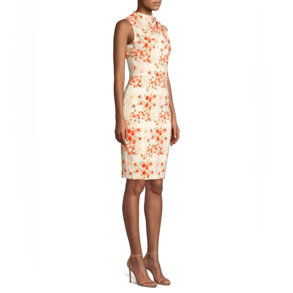 NWOT BLACK HALO Corrine Floral Sheath Dress (Size 0/XS) - Picture 3 of 8